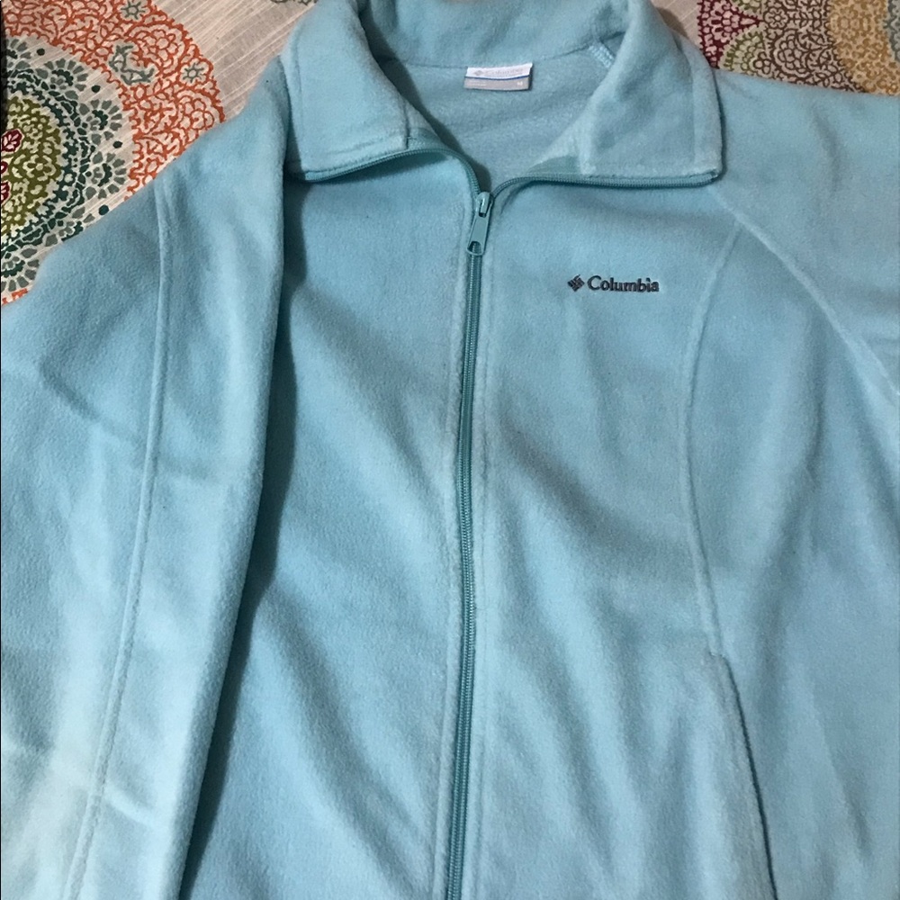 Light Blue Columbia Zip up
